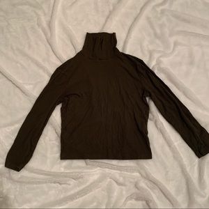 Forest green turtleneck NWOT
